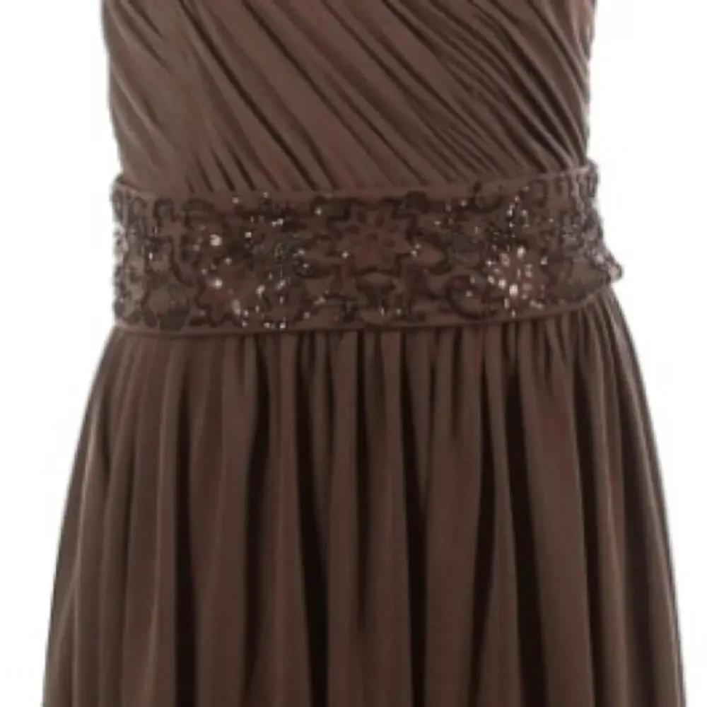 Talbots Brown One Shoulder Cocktail dress
